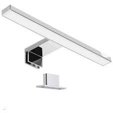 Applique Led barre 30cm chrome miroir